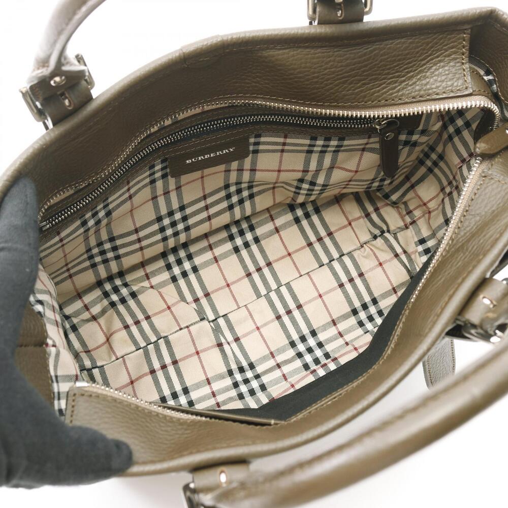 Burberry Brown Leather Handbag - Picture 3 of 8